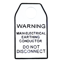 Digitek 27ECT Main Electrical Earthing Conductor Tag - 10 Pack - 27ECT