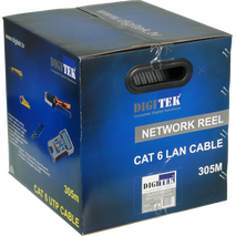 Digitek CAT6 4 Pair Data Cable UTP 305M Box - Grey - 03JCAT6B-GY