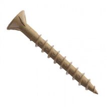 SCREW, TREATED PINE 8G x 35mm CSK/RIB HD CLIMCOAT CL3 [1000]