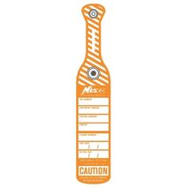TEST TAG INDUSTRIAL PUSH CLIP COLOUR ORANGE [75]