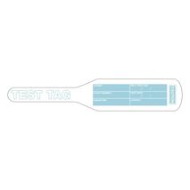 TEST TAGS, BAT STYLE WHITE (JUL~DEC) [100]