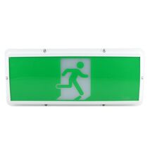LED WEATHERPROOF EXIT LIGHT 3W 240V STONE
