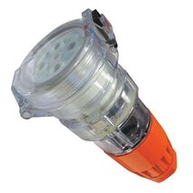 EXTENSION SOCKET, 5 PIN 20A ROUND, IP66 SERIES