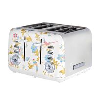 Laura Ashley 4 Slice Toaster - Elveden White - SBT583WS