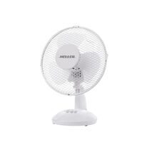 Heller 23cm White Desk Fan - HHDF23SG
