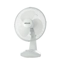 Heller 30cm White Desk Fan - HHDF30SG