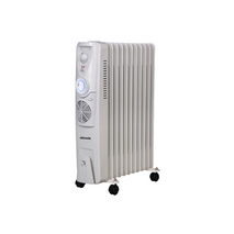 Heller 2400W 11 Fin Oil Heater with Fan & Timer - HOCH11FT