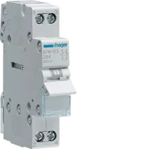 1-pole, 25A Modular Changeover Switch without Common Point