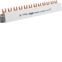 Insulated busbar 2P 80A fork 16mm² 12M