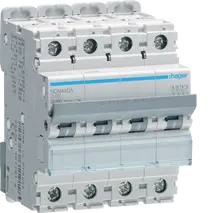 MCB 4P 10kA/15kA D-10A 4M