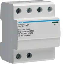 SPD 2P monobloc 12.5kA class 1 with light indicator TT
