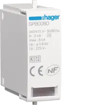 Cartridge L-N Uc 275 In 2kA Imax 8kA Up 1kV