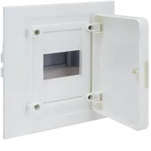 Small distributor,golf,flush,1row,4M,IP40,MS-terminal,ANZ,N+PE,white door