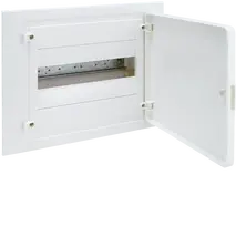 Small distributor,golf,flush,1row,12M,IP40,MS-terminal,ANZ,N+PE,white door