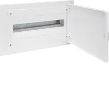 Small distributor,golf,flush,1row,18M,IP40,MS-terminal,ANZ,N+PE,white door