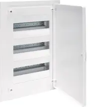 Small distributor,golf,flush,3row,36M,IP40,MS-terminal,ANZ,N+PE,white door