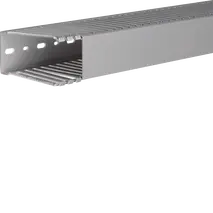 Slotted panel trunking made of PVC DNG 100x50mm stone grey