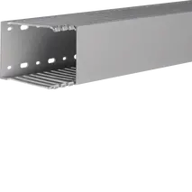 Slotted panel trunking made of PVC DNG 100x75mm stone grey