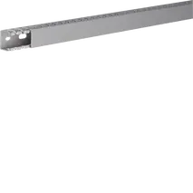 Slotted panel trunking made of PVC DNG 25x25mm stone grey