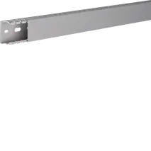 Slotted panel trunking made of PVC DNG 25x37mm stone grey
