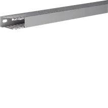 Slotted panel trunking made of PVC DNG 50x25mm stone grey