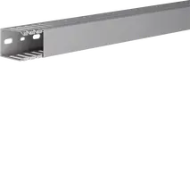 Slotted panel trunking made of PVC DNG 50x37mm stone grey