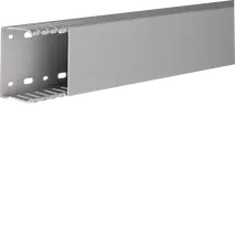 Slotted panel trunking made of PVC DNG 50x75mm stone grey