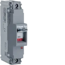Moulded Case Circuit Breaker h3 x160 TM FIX 1P1D  80A 25kA CTC