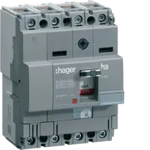 Moulded Case Circuit Breaker h3 x160 TM ADJ 4P4D N0-100% 160A 25kA CTC