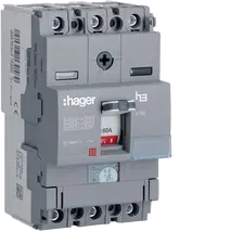 Moulded Case Circuit Breaker h3 x160 TM ADJ 3P3D  160A 40kA CTC