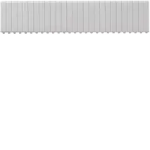 Cover strip,universal,24 Modules, RAL 9011