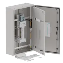 DB, elite, 24Pole, 160A MCCB Twin,8 Mod+26 Mod, grey,1000x600x250mm