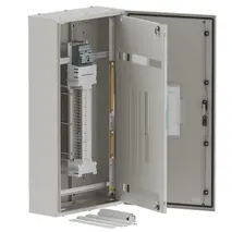 DB, elite, 30/12Pole,200A MCCB Twin, 8 Modules, grey, 1200x600x250mm