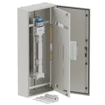 DB, elite, 30/12Pole, Meter,250A Isolator Twin, 8 Modules, grey, 1400x600x250mm