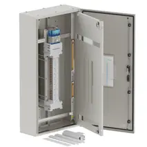 DB, elite, 30/12Pole,250A Isolator Twin, 8 Modules, grey, 1200x600x250mm