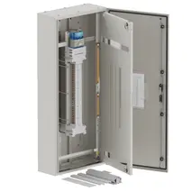 DB, elite, 36/18Pole,250A Isolator Twin, 8 Modules, grey, 1400x600x250mm