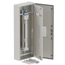 DB, elite, 48/18Pole, Meter, 250A Isolator Twin, 8 Modules, grey,1600x600x250mm