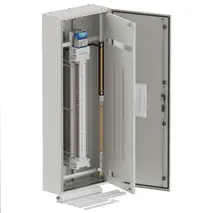 Single chassis, elite, 96Pole, 250A Isolator 2x6 Mod+26 Mod, grey,1600x600x250mm
