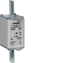 HRC LV fuse NH1 gG AC500V250A double indicator with live gripping-lugs