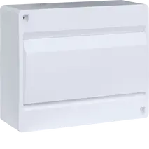 Sm.distr.,VD/IC²,surface,1row,10M,IP40,MS-terminals,N+PE,AUS,white door