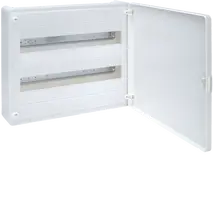 Small distributor,golf,surface,2row,IP40,36M,MS-terminal,ANZ,N+PE,white door