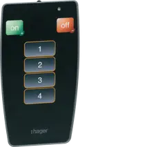 Remote control for customer for presence detectors 360° monobloc