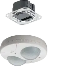 Presence detector 360°, 1 channel, wall mounted, white