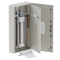 Singe chassis, apex, 60Pole, 200A MCCB Twin, 6 Modules, grey, 1200x600x200mm