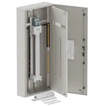 Single chassis, apex, 72Pole, 200A MCCB Twin, 6 Modules, grey, 1400x600x200mm