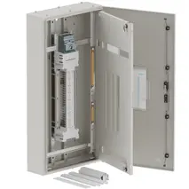 DB, apex+, 30/12Pole, 160A MCCB Twin, 8 Modules, grey, 1200x600x200mm