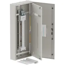 DB, apex+, 42/24Pole,160A MCCB Twin, 8 Modules, grey, 1400x600x200mm