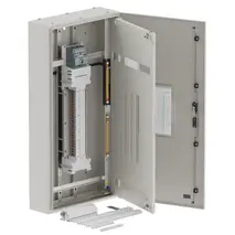 DB, apex+, 48Pole, 160A MCCB Twin,8 Mod+26 Mod, grey,1200x600x200mm