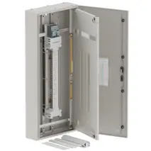 DB, apex+, 48/18Pole,200A MCCB Twin, 8 Modules, grey, 1400x600x200mm