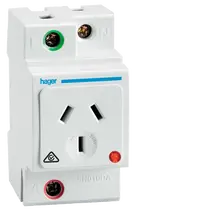 DIN mount 10A socket